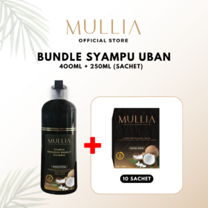 Set Bundle Syampu Uban Mullia 400ml + 250ml