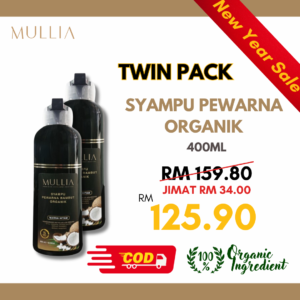 Syampu Uban Organik 400ml x2